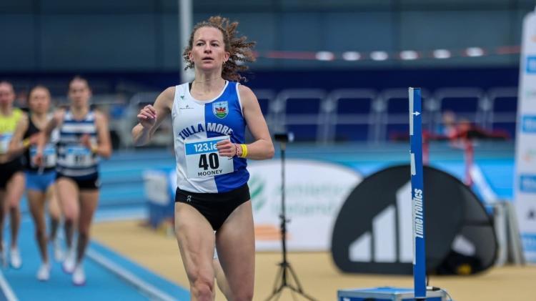 Mooney takes silver as Tullamore Harriers athletes give superb performances at National Indoors