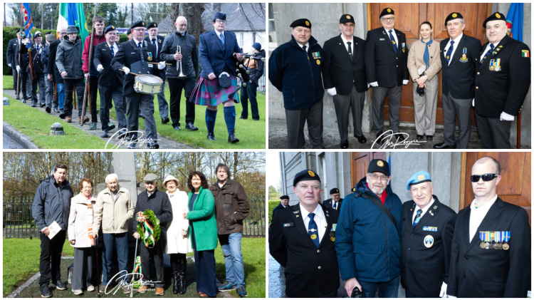 PICTURES: Veterans memorial held at Tullamore Courthouse in Easter Sunday Commemoration