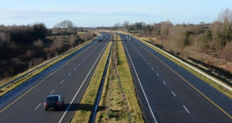 Treacherous conditions on M7 west of Roscrea being caused by unforeseeable Atlantic hailstorms