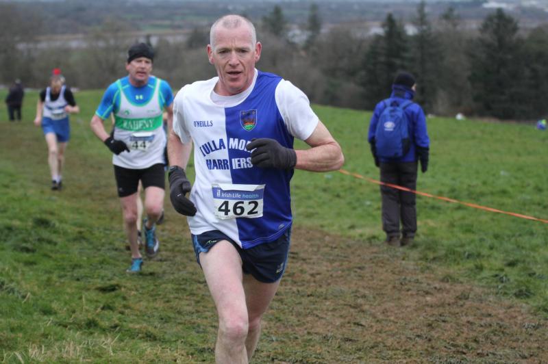 Eanna Gowran in action at the National Masters CC Waterford Feb 2017