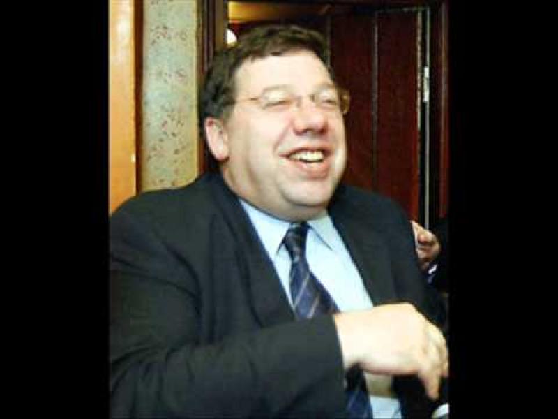 Brian Cowen laughing
