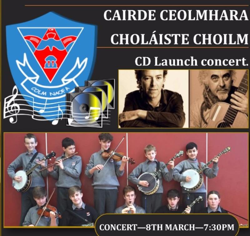 Coláiste Choilm Trad Group having concert to launch CD