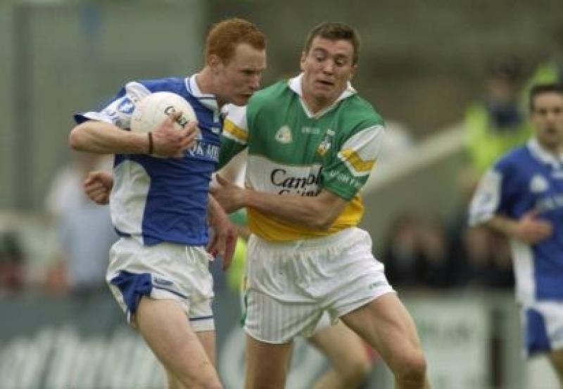 Ciaran McManus makes himself available to Pat Flanagan for Offaly's championship campaign 