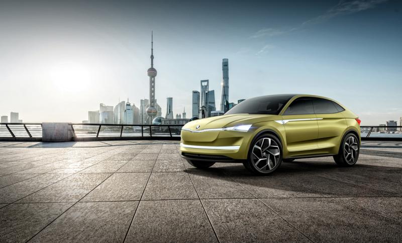 Skoda presents its first electric drive concept car