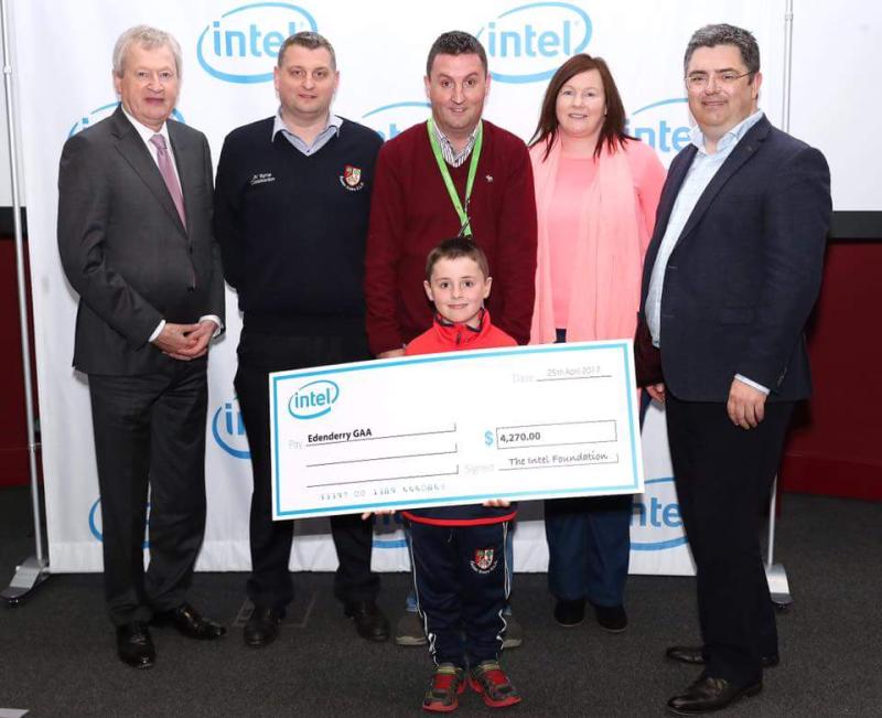 Edenderry GAA fans working at Intel raise substantial sum for club
