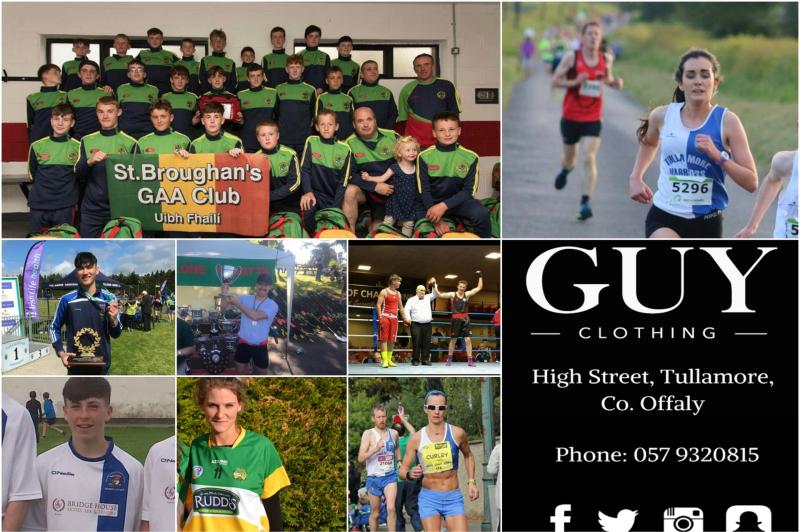 We have a winner of the Offaly Express/Guy Clothing Sports Star of the Month Award