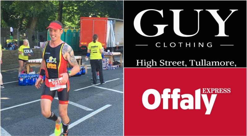 The Guy Clothing/Offaly Express Sports Star of the Month for July 2017, Enda Bagnall of Eden Tri Club