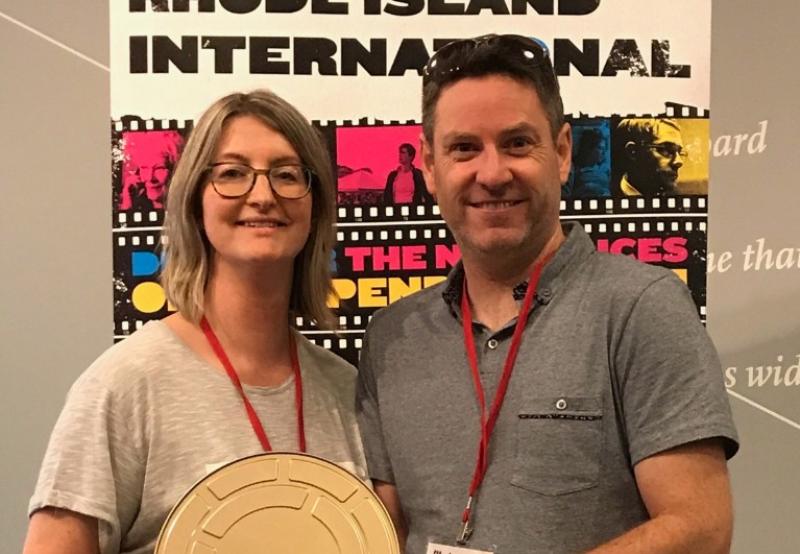 The Secret Market directors Directors Martina McGlynn and Garret Daly in Rhode Island