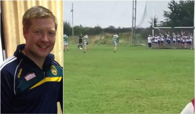 Offaly goalkeeper takes impossible last minute free to salvage draw for club