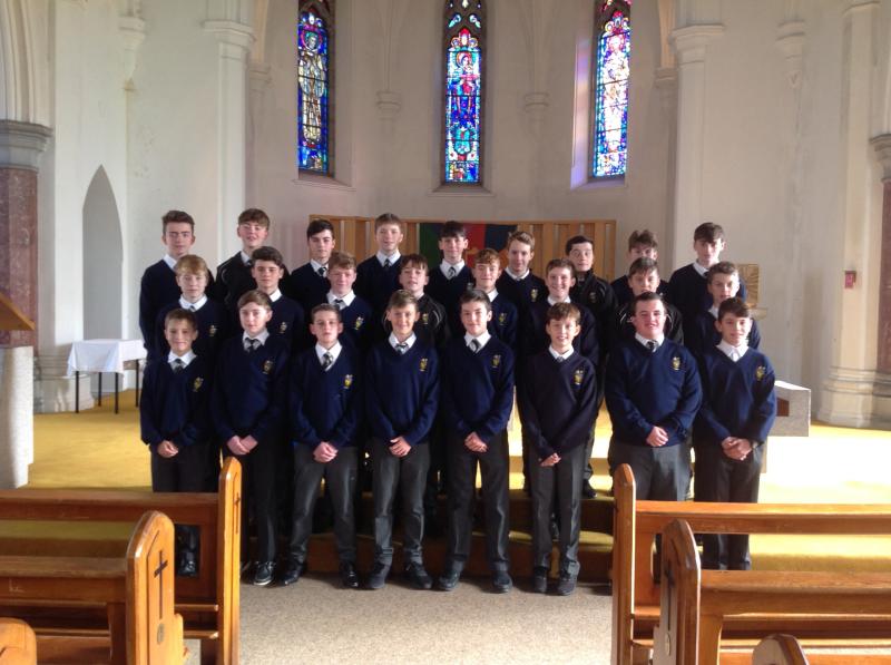 The new group of First Year students at Cistercian College Roscrea