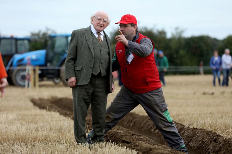 President Michael D. Higgins to officially open Ploughing 2017 in Offaly Credit: www.president.ie 