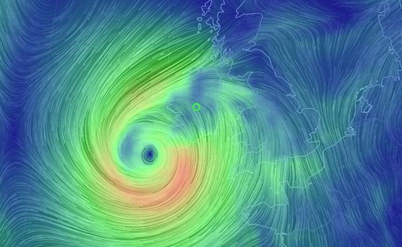 Major Offaly road blocked by fallen tree at historic location 