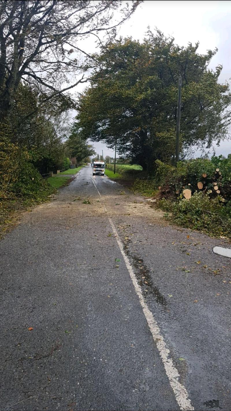 Road vigilance warning in wake of Hurricane Ophelia