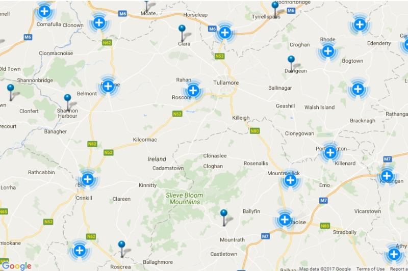 Power beginning to come back on around Offaly following Hurricane Ophelia