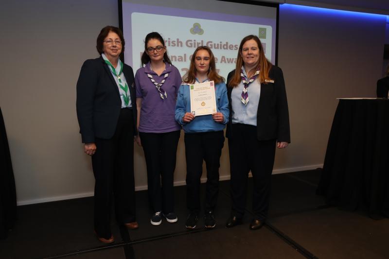 Banagher girl receives highest Girl Guide Award 