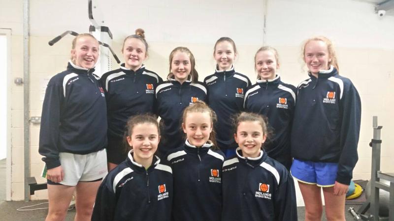 Tullamore Girls Midland Team