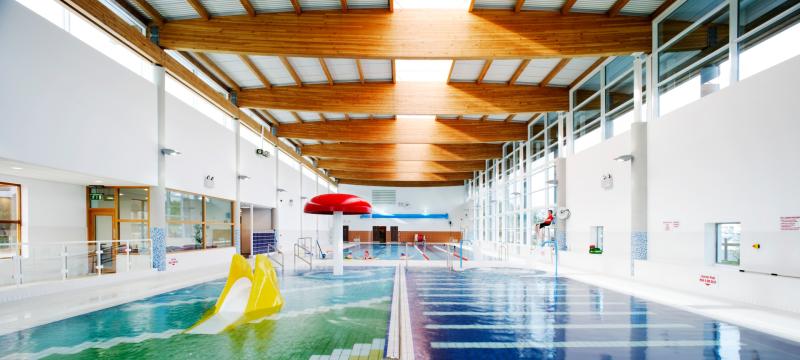Offaly leisure centre awarded gold standard white flag