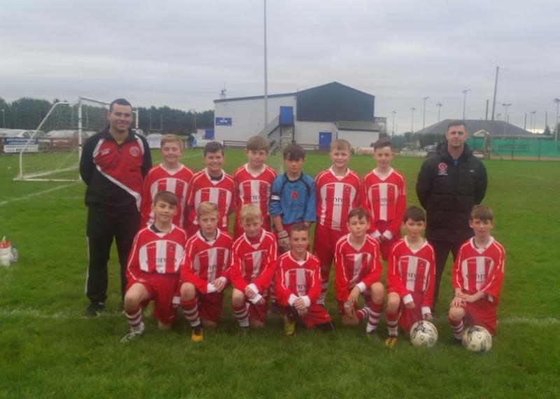Clara Town under 12 team who had a 3-1 away win over Athy Twn in the SFAI Skechers Cup 3rd round