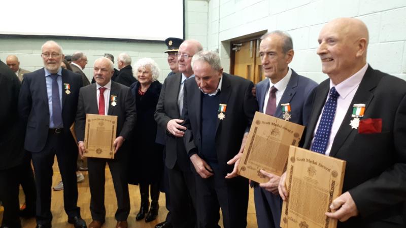 Gardai honoured with Scott Medals in emotional ceremony 