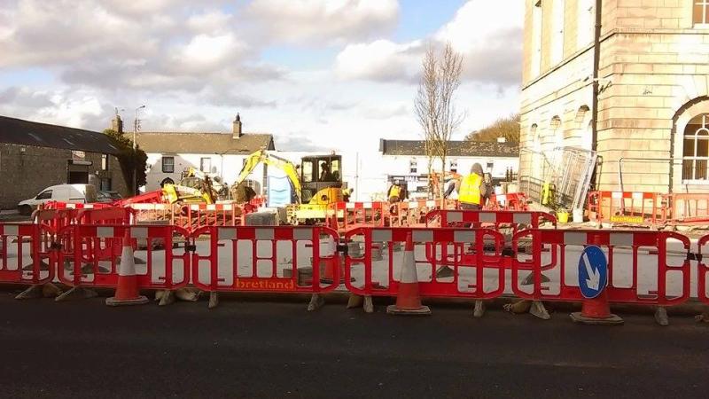 Edenderry Town Square works met with strong opposition
