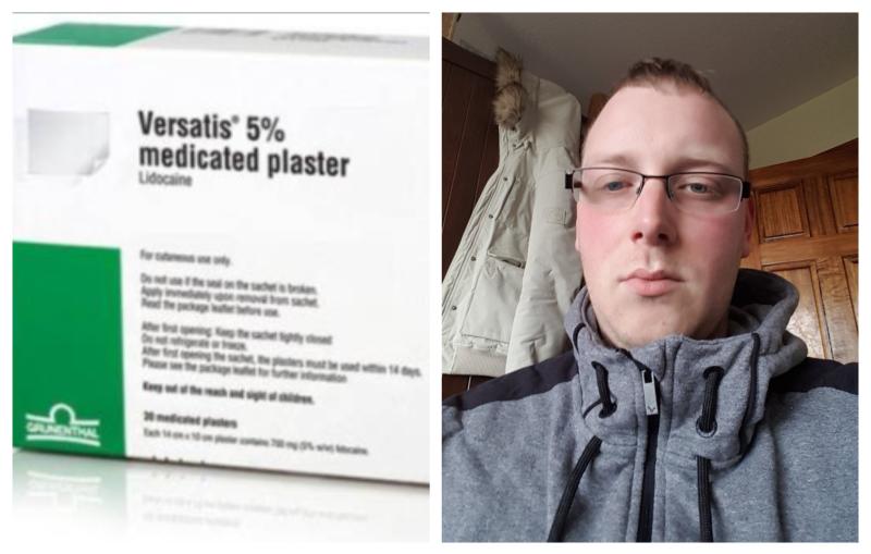 Offaly man speaks of 'burning knife' pain as he slams withdrawal of Versatis patches