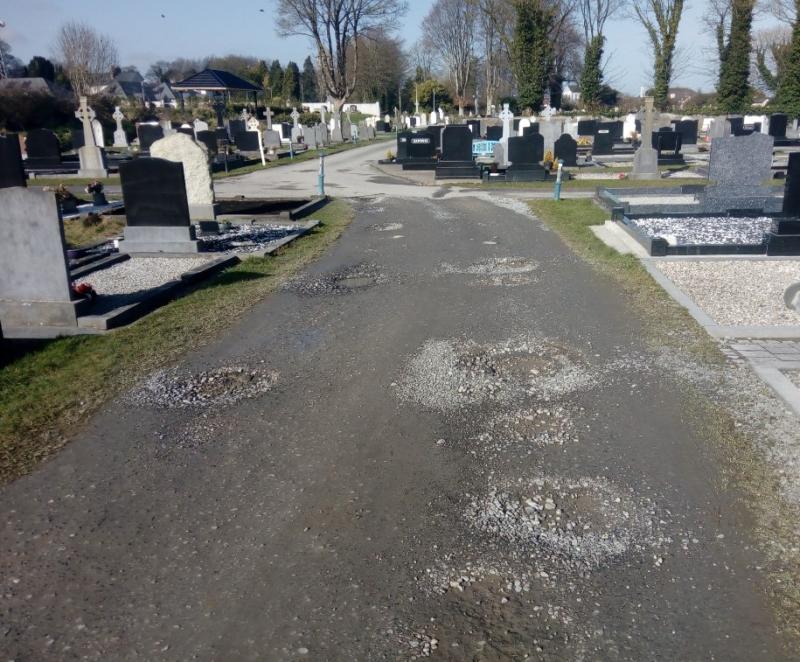 Locals label paths in Edenderry cemetery a disgrace