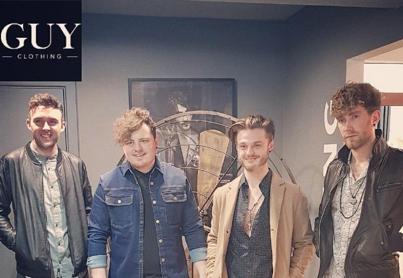 Up-and-coming band sign on as ambassadors for Offaly clothes brand
