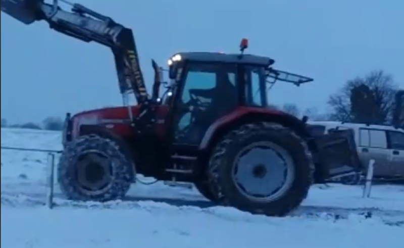 Offaly woman takes to tractor to reach her homecare clients 