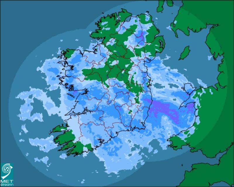 Met Éireann's five day weather forecast for the rest of the week 
