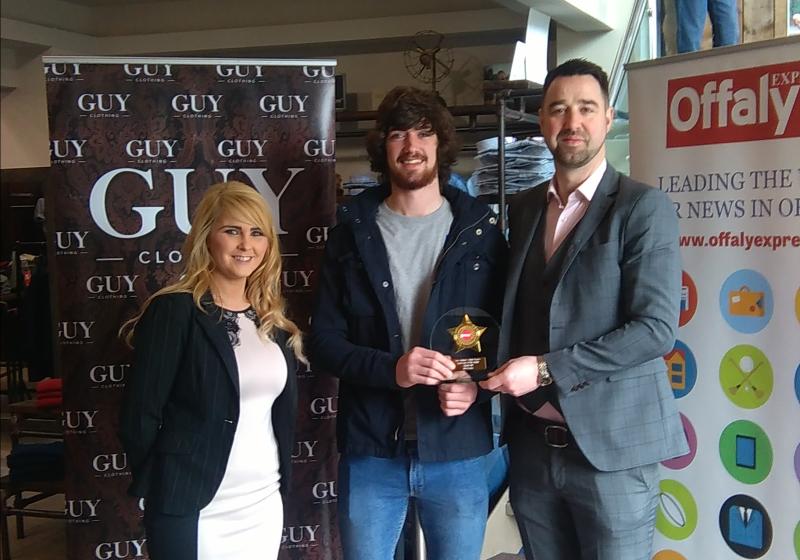 IT'S OFFICIAL: Offaly hurler Ben Conneely is the Offaly Sports Star of the Month for March