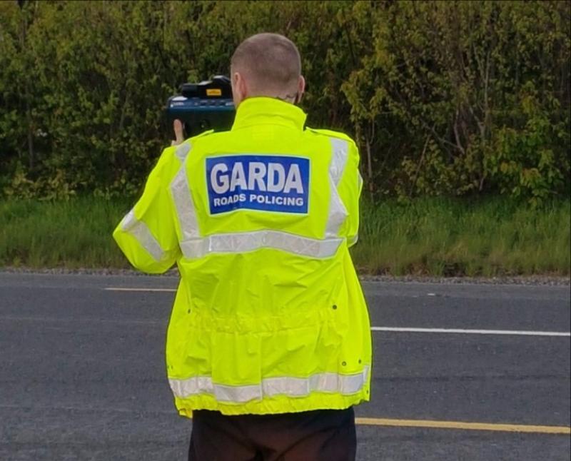 Number of motorists caught speeding during focused operation by gardai in Offaly
