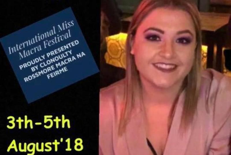 Offaly's Sarah going for Miss Macra crown this weekend 