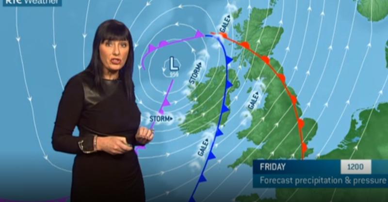 Met Éireann puts country on alert for 'stormy' weather in RTÉ forecast