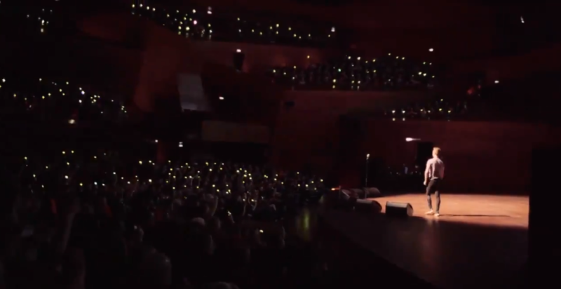 WATCH: Incredible footage as Offaly man sells out arenas across Europe