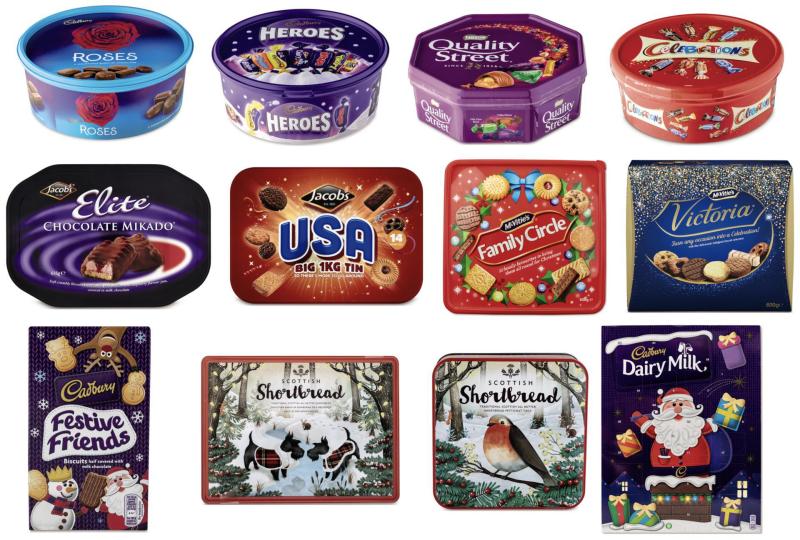 REVEALED: The nation's favourite sweets and biscuits at Christmas