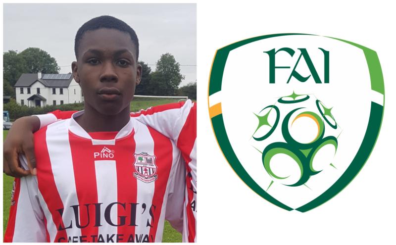 Edenderry Town record-breaker gets call-up to Ireland U15 squad 