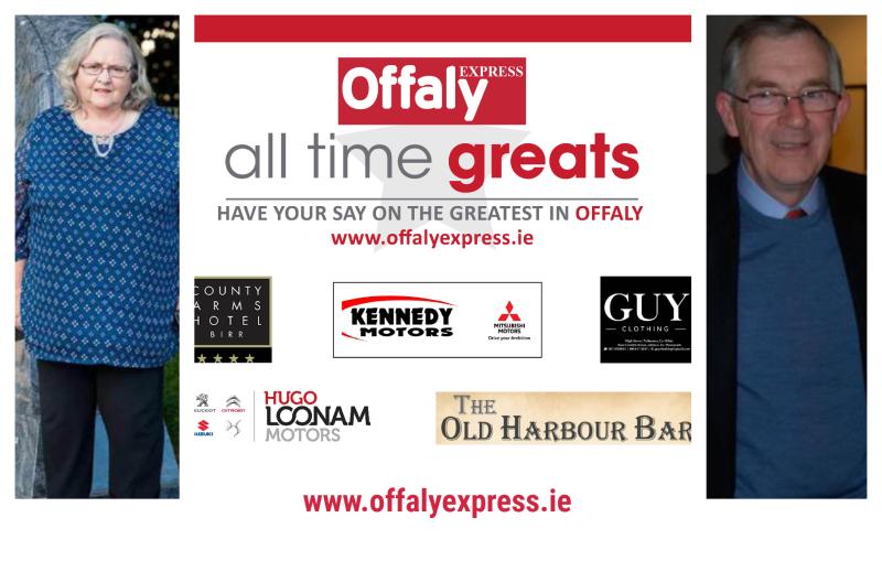 POLL: Offaly All Time Greats Last 16 - Josephine Pender and Martin Furlong
