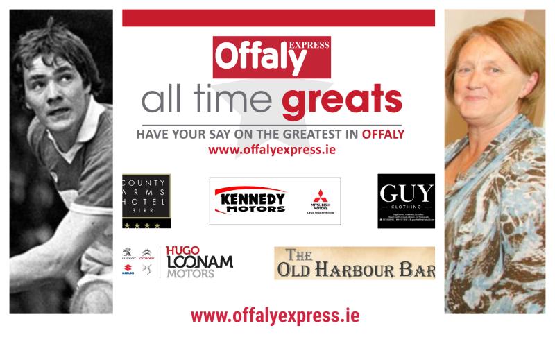 POLL: Offaly All Time Greats Last 16 - Matt Connor v Miriam O'Callaghan