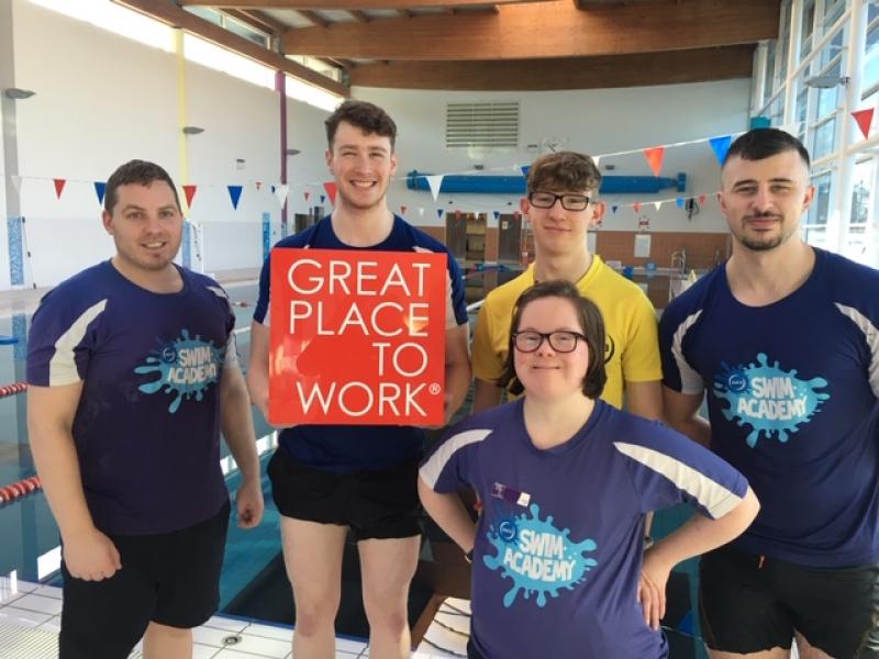 Offaly leisure centre voted one of best places to work in Ireland