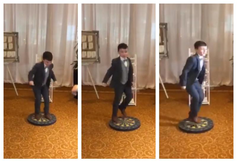 WATCH: Offaly boy wows guests with impromptu wedding dance
