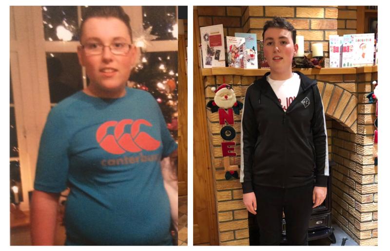 Offaly teenager reveals extraordinary three-stone weight loss