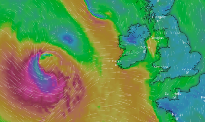 Third Met Éireann weather warning as Storm Hannah bears down on Ireland