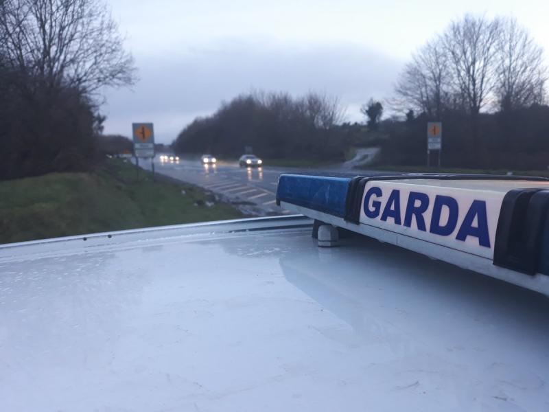 Taxi damaged in Kilcormac