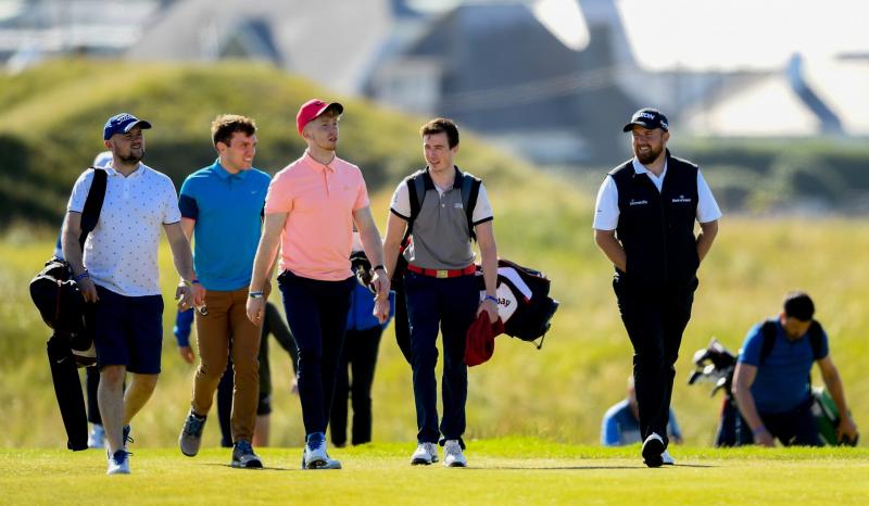 WATCH: Offaly's Shane Lowry draws huge crowd at Irish Open Pro-Am