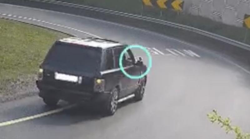 CCTV cameras capture motorists who throw  litter out windows on motorways 