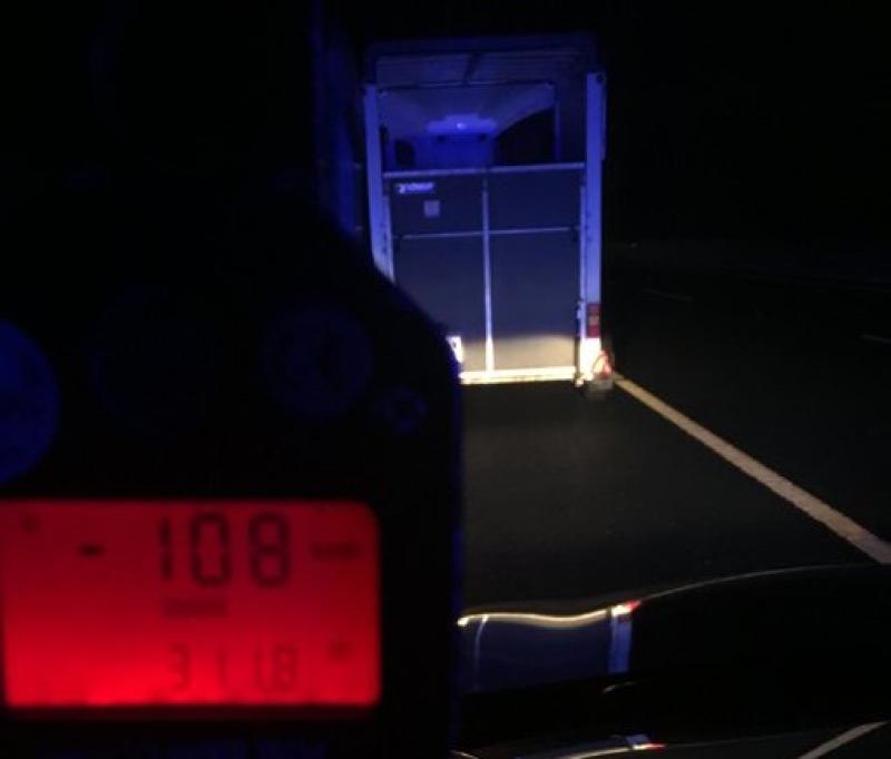 Motorist pulling trailer with no lights caught speeding Offaly Live