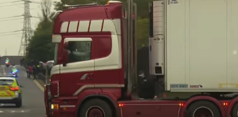 Offaly man arrested in relation to Essex lorry tragedy 
