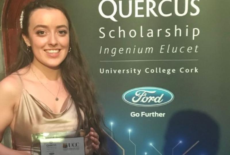 Offaly student awarded top university scholarship 