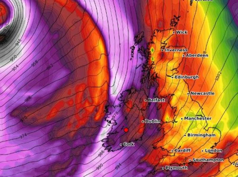 Storm Denis Weather Forecast