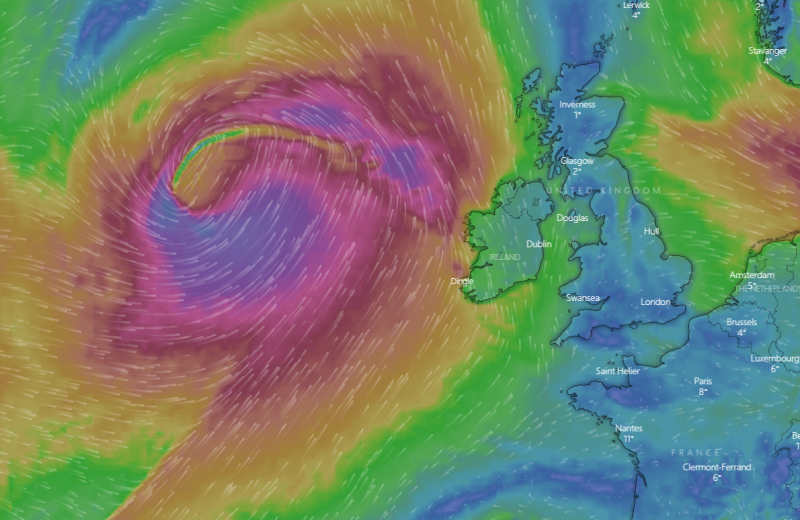 'Risk of snow' next week in wake of Storm Ellen - forecaster